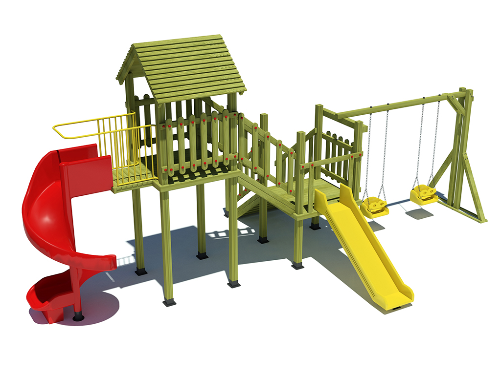 Ahşap Oyun Parkları